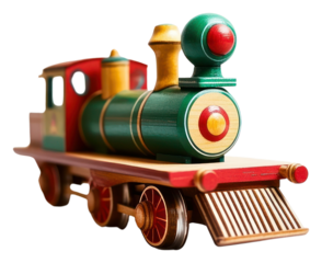 PNG Train toy transportation locomotive.