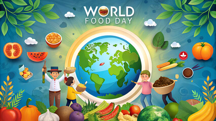 Obraz premium Download World Food Day 2024 Poster Design for Events