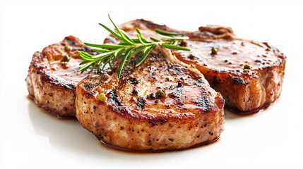 Juicy Grilled Pork Chops with Rosemary