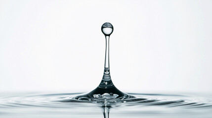 Water Drop Splash Abstract