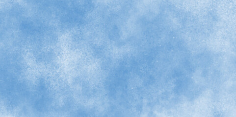 Watercolor stain with hand paint pattern on blue canvas, Abstract beautiful light blue cloudy sky clouds with stains, Creative vintage light sky blue background with various clouds and fogg.