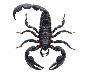 scorpion isolated on white background