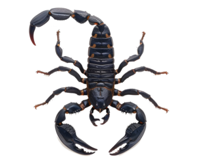 scorpion isolated on white background