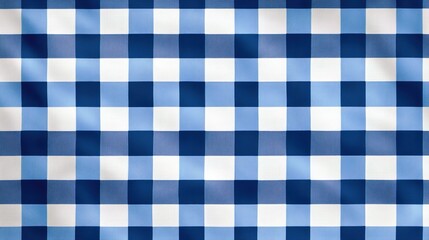 

 Blue Gingham Pattern, Blue and White checkered pattern background vector presentation design simple flat 