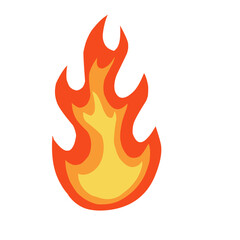 Burning Fire Vector Illustration