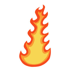 Burning Fire Vector Illustration