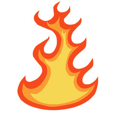 Burning Fire Vector Illustration