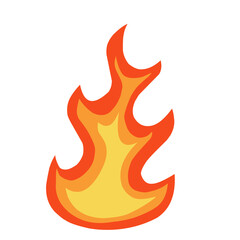 Burning Fire Vector Illustration