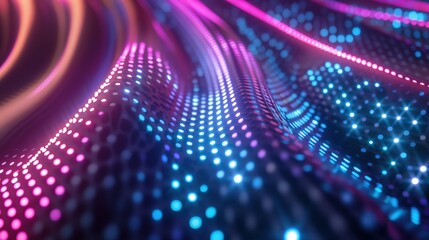 Vibrant Abstract Light Patterns