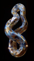 Obraz premium Beautiful incredible unusual snake