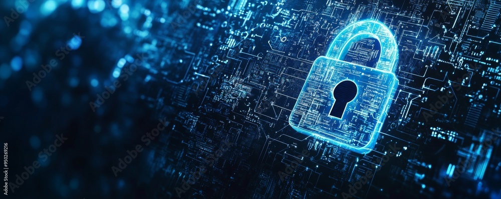 Poster digital security cybersecurity cyber security data protection data security