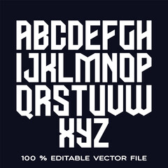 Classic college font. Vintage sport font in american style for football, baseball or basketball logos and t-shirt. Athletic department typeface, varsity style font. Vector