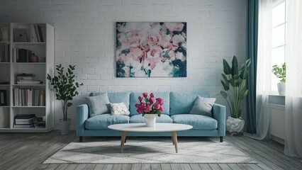 Obraz premium modern living room