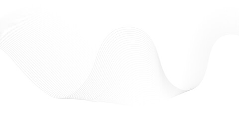 Vector white digital wave modern carve blend stripe line flowing technology white line glowing element moving creative concept science technology crate for thin texture vector background.
