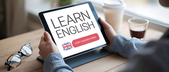 Online English Learning Platform on Tablet with Interactive Tools for Virtual Language Education