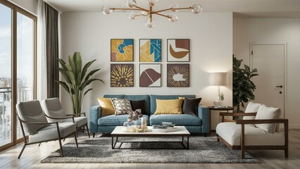 Fototapeta premium modern living room