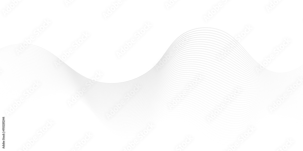 Poster technology flow grid blend curve wave line digital isolated energy, music dynamic gradient thin digi