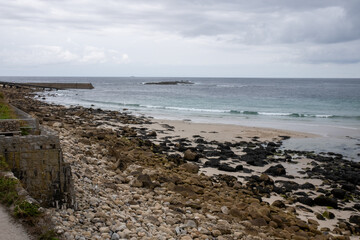 Sennen beach cornwall england uk 