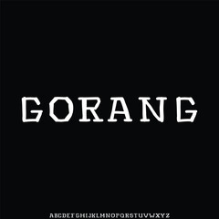 elegant and modern alphabet font vector typeset