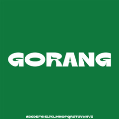 elegant and modern alphabet font vector typeset