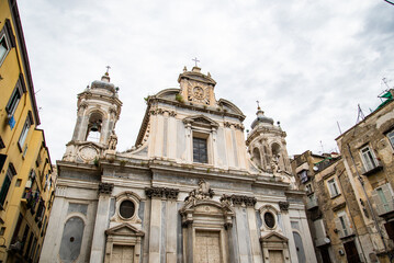 The Church of the Girolamini - church and ecclesiastical complex which carries wonderful decoration and gorgeous wooden library and big gallery.