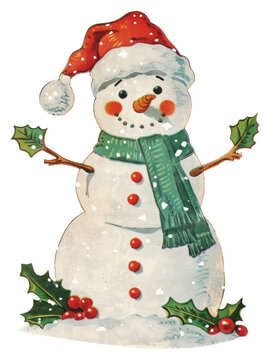 recommend clip art: PNG Snowman wearing a Christmas hat snowman outdoors nature.