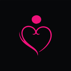  Mother care logo design inspiration with creative concept
