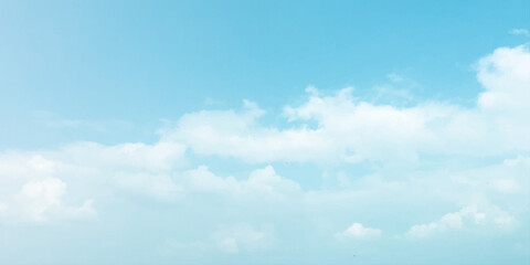 sunny sky blue light watercolor background. Aquarelle painting brush effect card paper textured canvas cloudy smoke space for text, entertaining card, template. aquamarine color graphics illustration