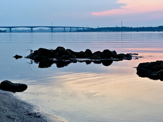 Tramonto sul Mar piccolo