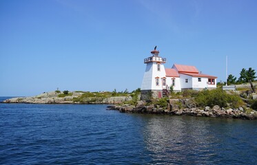 Lighthouse Pointe au Baril, Georgian Bay, Ontario Canada