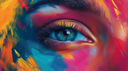 Vibrant Eye of Imagination