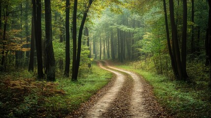 Obraz premium Forest trails 