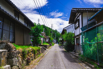 Obraz premium 善光寺街道 青柳宿