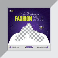 unique Shoes sport social media banner offers social media post design for your digital marketing.