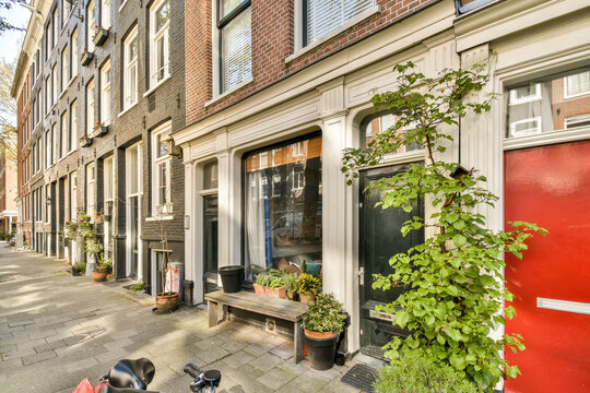 Charming European Street with Traditional Houses