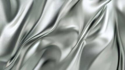 Smooth silver gradient background with a soft metallic sheen, ideal for professional and modern visuals
