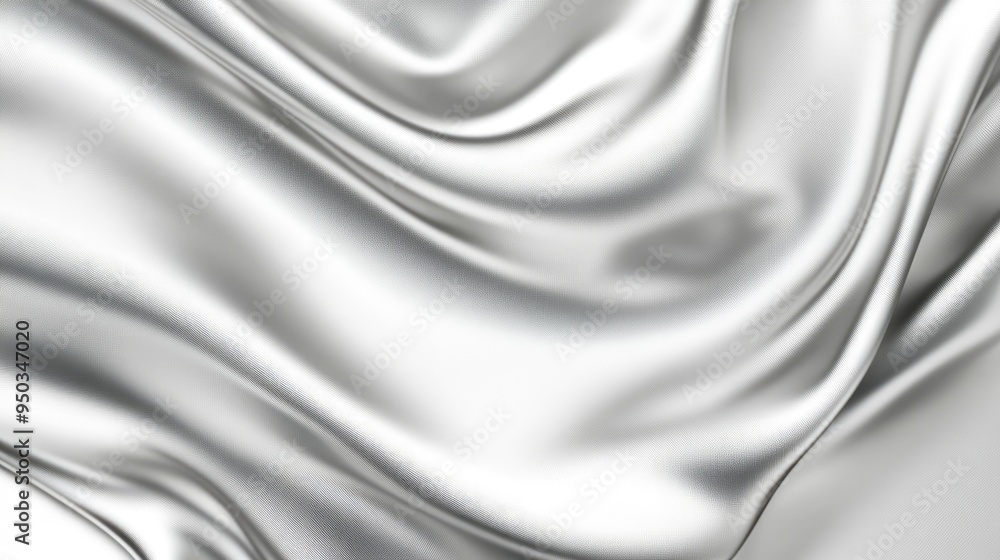 Poster smooth silver gradient background with soft edges and a metallic sheen, ideal for clean and minimali