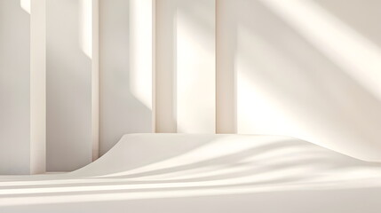 Fototapeta premium A flat vector illustration of a modern luxury interior wall, pure white, with a smooth glossy finish, wall mockup, minimalistic and sophisticated, clear background