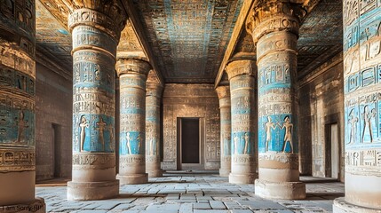 Ancient Egyptian Temple Interior