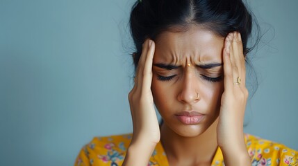 Fototapeta premium Woman Experiencing Headache