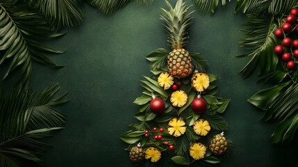 Tropical Christmas Tree