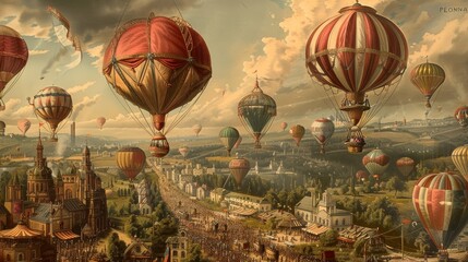 Fototapeta premium Hot Air Balloon Festival