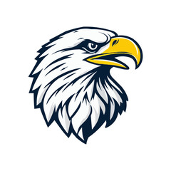 Eagle head vector logo, eagle icon, mascot illustration