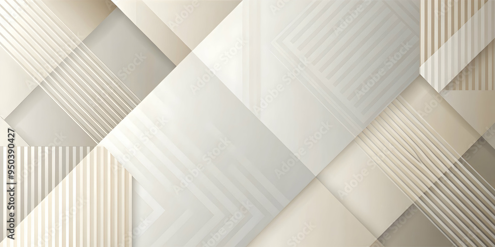 Poster abstract beige geometric pattern: a modern and minimalist design with geometric shapes and textures 