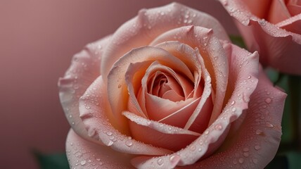 Rose flower macro pink blossom