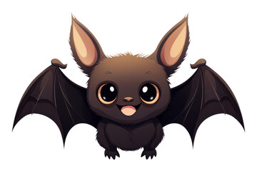 Obraz premium PNG Bat animal mammal cute.