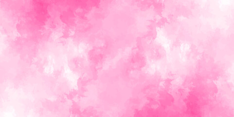 Fototapeta premium Abstract pink Wall Texture with Watercolor Brush Strokes. Soft pink pastel watercolor background. party invitation, packaging, surface design. Grunge and textured banner with free copy space.