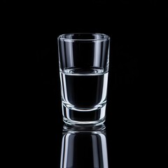 Polish vodka in a chilled shot glass, vodka, Poland, shot