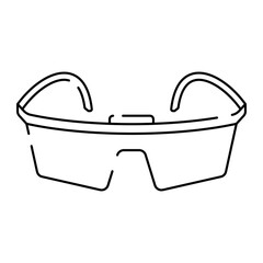 Lab Glasses Illustration