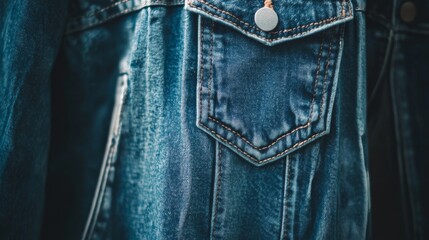 Close-up of Denim Pocket